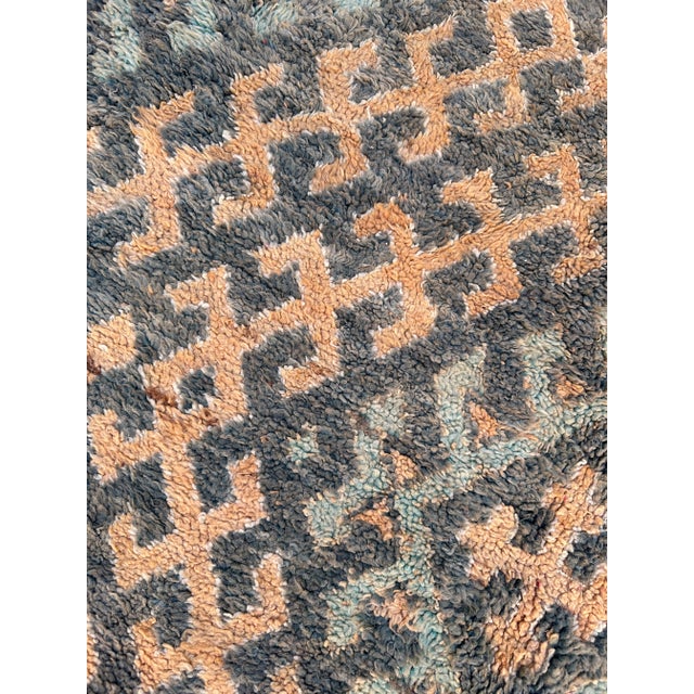 1980s 1980s Vintage Tribal Moroccan Rug - 6'3" X 11'11" For Sale - Image 5 of 10