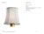 Visual Comfort Signature 4" Linen Soft Empire Shade Designer: Visual Comfort Signature Height: 4.25" Base: Shade Details:...