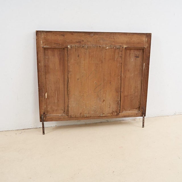 Floor Mirror with Wooden Frame For Sale - Image 3 of 4