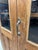 Rustic Rustic Solid Wood Glass Front Cabinet For Sale - Image 3 of 7