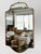 Large Mid-Century Italian Wall Mirror with Brass Frame, 1970s For Sale - Image 6 of 17