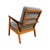 Mid-Century Modern Swedish Designer, Lounge Chair, Teak, Oak, Hallingdal, Sweden, 1950s For Sale - Image 3 of 5