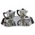 Art Deco Silver Plated Coffee Set, 1930s, Set of 5 For Sale - Image 6 of 6
