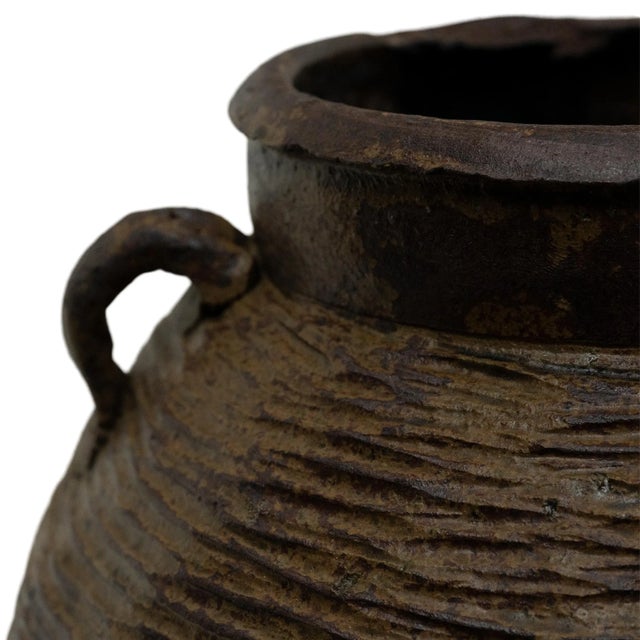 Ceramic Chinese Yunnan Lobed Pot, c. 1800 For Sale - Image 7 of 7