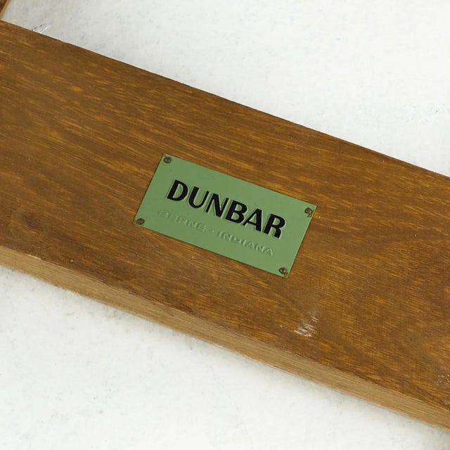 Edward Wormley for Dunbar Mid Century Travertine Wedge Tables - Pair For Sale - Image 12 of 13