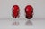 Red Red Crystal Vases by Augustsson for Åseda, Set of 2 For Sale - Image 8 of 10