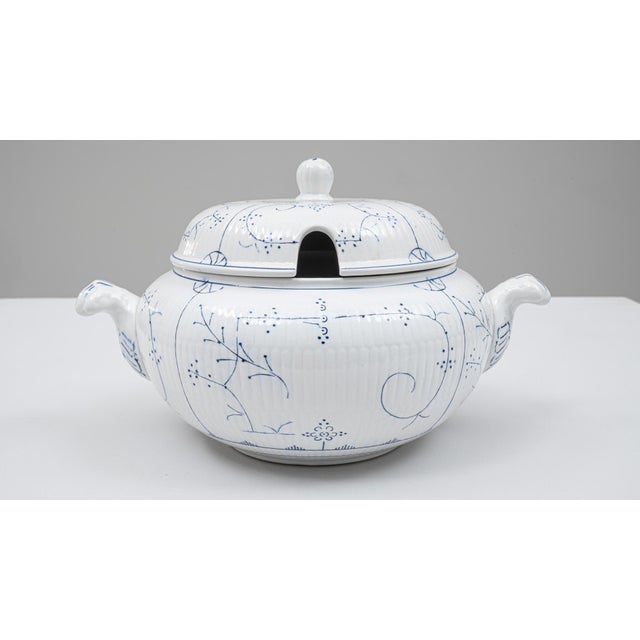 Ceramic 20th Century Belgian Special Edition Porcelain Tureen With Lid For Sale - Image 7 of 18