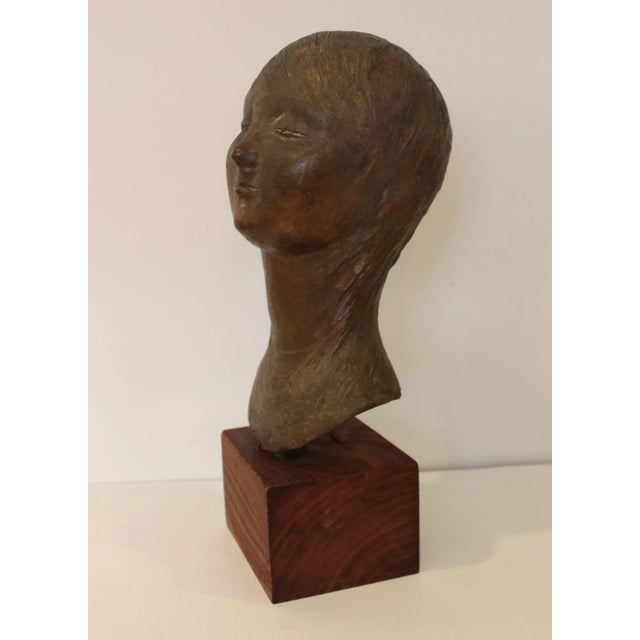Bronze Mid-Century Modern Italian Bronze Sculpture by Pino Conte For Sale - Image 8 of 13