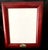 Traditional Vintage Burnes of Boston Cherry Wood 8x10 Frame With Brass Baby Shoes Motif Excellent Condition. For Sale - Image 3 of 15
