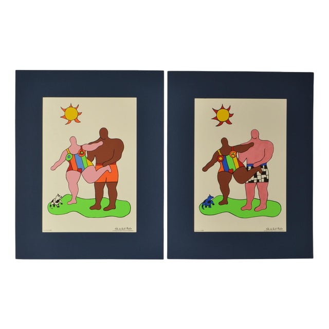 Niki De Saint Phalle, Nana, Screen Prints, 1999, Set of 2 For Sale
