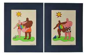 Niki De Saint Phalle, Nana, Screen Prints, 1999, Set of 2
