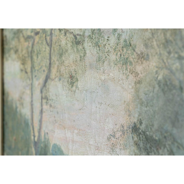 Dutch Impressionist Landscape Oil Painting, Country Path & Farmhouse, by Jacobus Doeser, Early 20th Century For Sale - Image 11 of 18