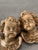 Heavenly Angel Figurines in Carved Wood, Germany, Set of 2 For Sale - Image 5 of 8