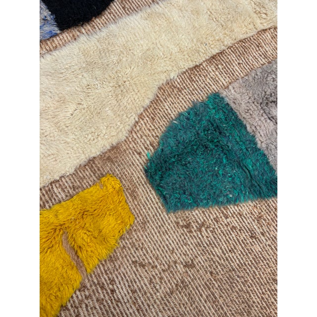 Contemporary Moroccan Mrirt Wool Rug Handwoven in Morocco from premium natural wool, this exceptional Mrirt rug showcases...