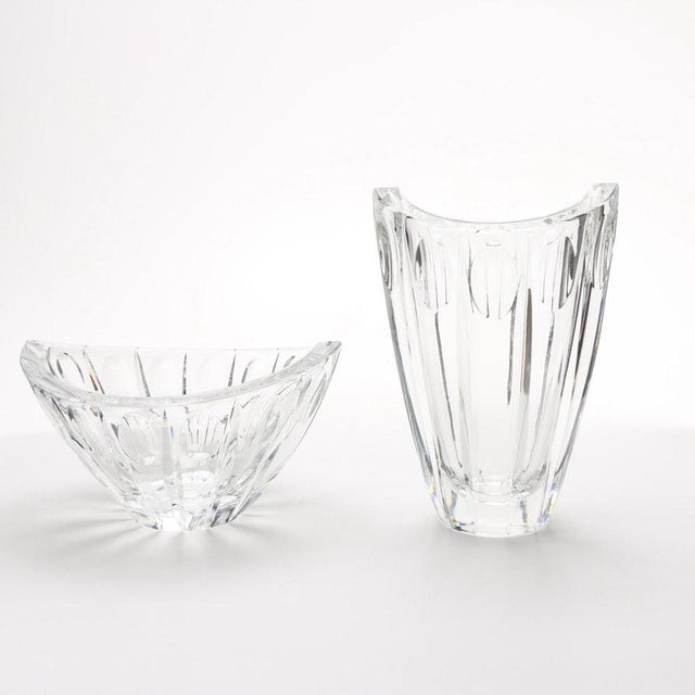 Lenox Crystal Vase and Bowl Set 2 Piece Chairish