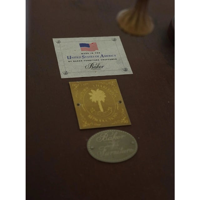 Baker Historic Charleston Regency Mahogany Games Table For Sale - Image 12 of 12