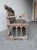 Brown Antique Architectural Spanish Mediterranean Style Bench For Sale - Image 8 of 8