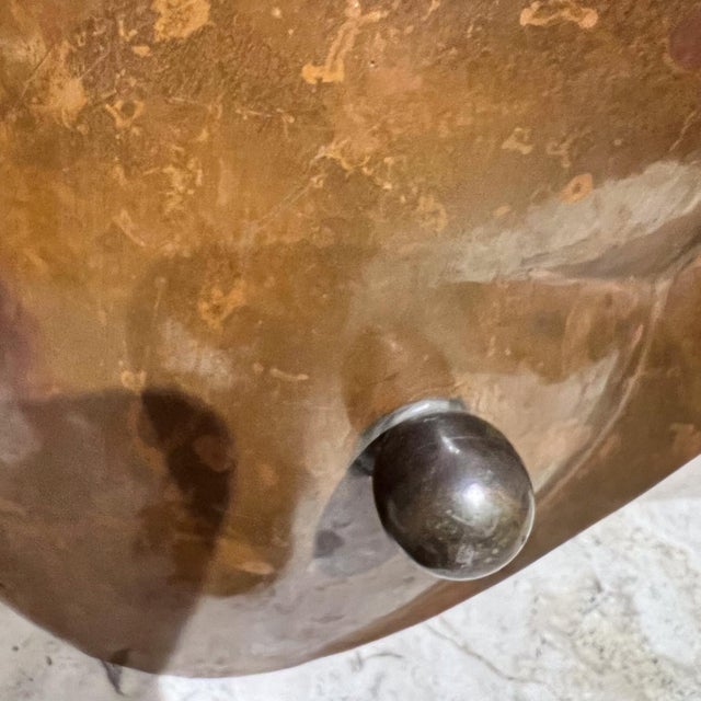 1950s Los Castillo Decorative Bronze Fish Shaped Bowl Taxco Mexico For Sale - Image 9 of 12