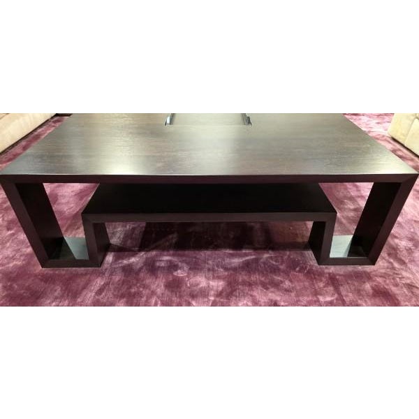 Wood Hellman Chang Tao Cocktail Table For Sale - Image 7 of 10