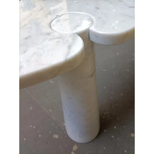 White Marble Eros Console by Angelo Mangiarotti for Skipper, 1990s For Sale - Image 9 of 10