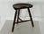 Danish Oak Tripod Stool with Sculpted Saddle Seat, 1960s For Sale - Image 5 of 7