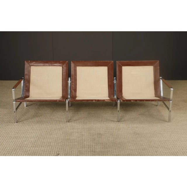 Preben Fabricius & Jørgen Kastholm for Alfred Kill 'Fk-6720' Leather Sofa, 1960s For Sale - Image 18 of 18