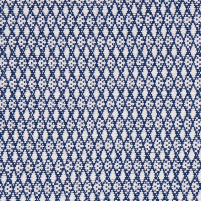 Schumacher Zoila Fabric in Blue For Sale
