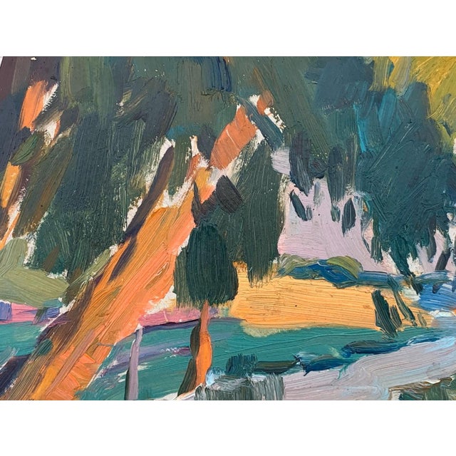 Socialist Realism Oil Painting, Ukrainian Artist Sokolovsky, 1970s 25-33 For Sale - Image 4 of 6
