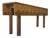 1950s European Craftsman Drop Leaf Dining Table With Sawtooth Legs For Sale