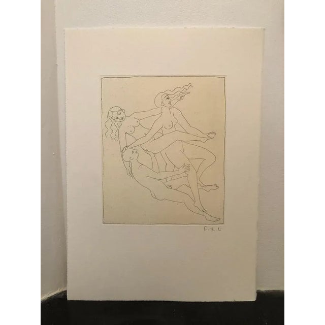 Francois-Xavier Lalanne (1927-2008) Women and Man, 2002 Techniques : etching on paper Hand signed in pencil by François...