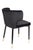 Waterfall Dining Set With Marble Top & Black & Gold Chairs - Set of 7 For Sale In Los Angeles - Image 6 of 8