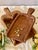 Antique Early 20th Century Wooden Cereal Scoops with Reversible Christmas Decorations, Set of 2 For Sale - Image 4 of 12