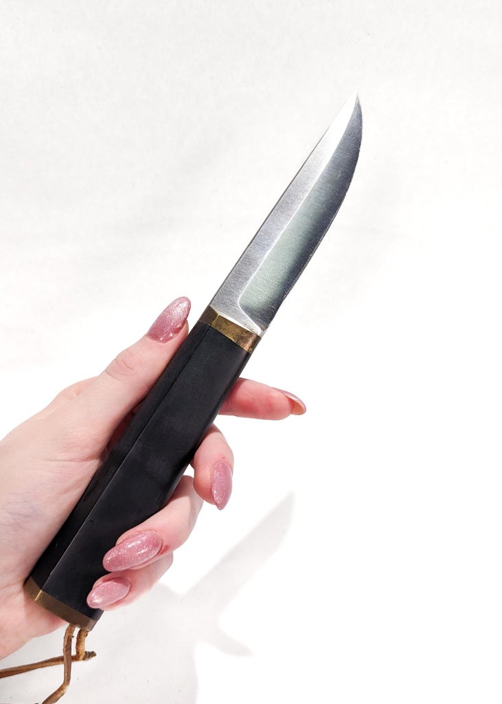 Vintage Finnish Tapio Wirkkala for Hackman Puukko Knife & Sheath