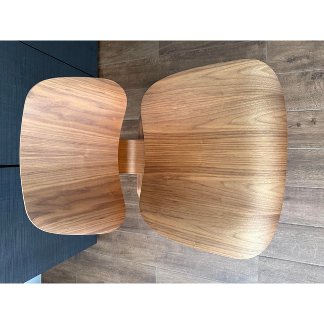 Brown Eames Molded Plywood Lounge Chair Wood Base LCW For Sale - Image 8 of 8