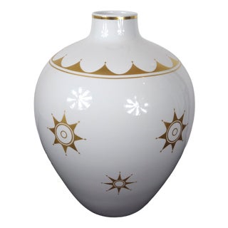 Giant Lorenz Hutschenreuther Porcelain Vase, 1890s For Sale