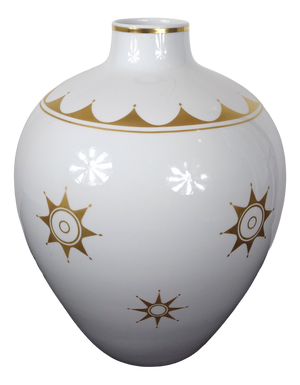 Giant Lorenz Hutschenreuther Porcelain Vase, 1890s