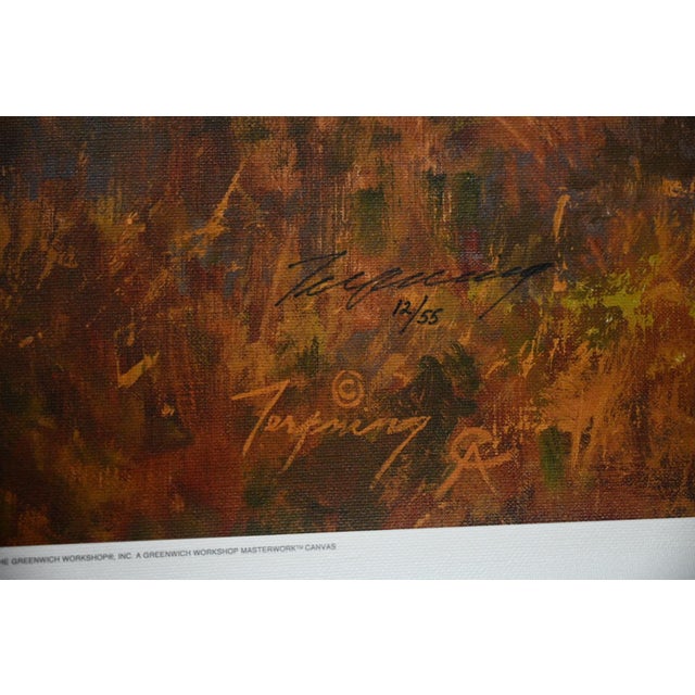 Howard Terpning “Mystic Power of the War Shield” Signed Limited Edition MasterWork Giclée Canvas, 12/55 For Sale In Denver - Image 6 of 10
