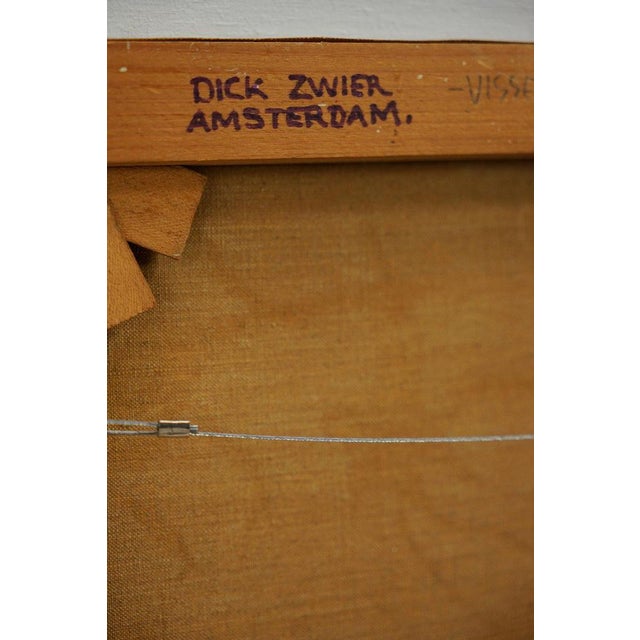 Dick Zwier, Abstract Composition, Oil Painting For Sale - Image 12 of 15