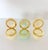 1970s Vintage Italian Alabaster Trinket Boxes – Hand Painted Floral Stone Pill Boxes, Vintage Vanity Decor, Made in Italy - Set of 3 For Sale - Image 5 of 10