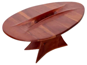 American Studio Free Form Coffee Table, 1970s