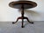 Vintage Queen Anne Style Mahogany Round Pedestal Occasional / Dining Table For Sale - Image 18 of 18