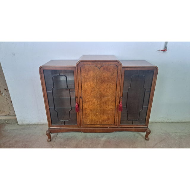 Art Deco Chippendale Display Bookcase, 1920s For Sale - Image 3 of 11