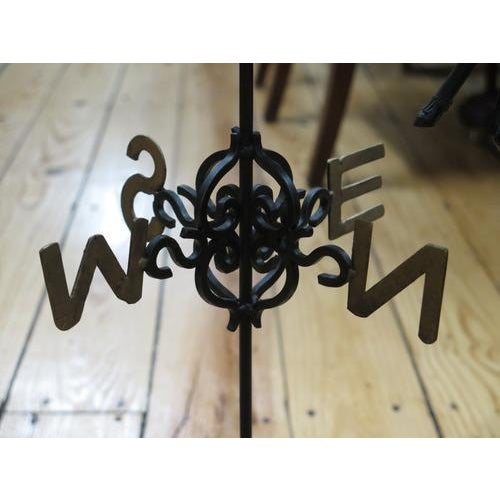 1990s Pair Horse Weathervanes on Stand For Sale - Image 4 of 8