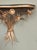 1950s Fine 1950s Gilt Metal Shel With Elgomise Mirror Top For Sale - Image 5 of 10