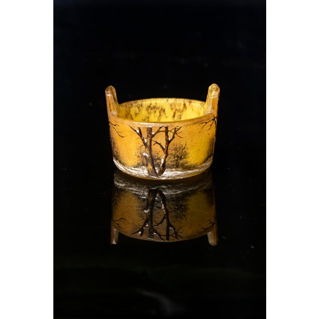 French Art Nouveau Bowl by Daum Nancy, 1920s For Sale - Image 12 of 12