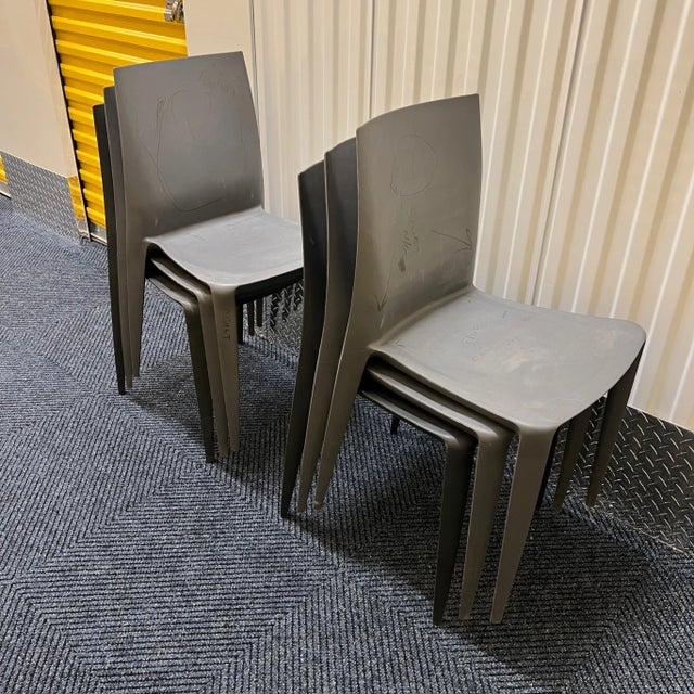 Textile Set of 6 Bellini Chairs With Original Prototyping Notes For Sale - Image 7 of 9