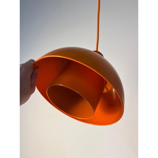 Minisol Orange Pendant Lamp by K. Kewo for Nordisk Solar For Sale - Image 6 of 11