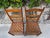 Contemporary Vintage Ladder Back Side Chairs With Basketweave Rattan Seats, a Pair For Sale - Image 3 of 12
