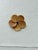 Gold Vintage Mid Century Carl Art 10k Gold Dogwood Blossom Seed Pearl Brooch Pin For Sale - Image 8 of 12