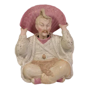 1960s Porcelain Chinoiserie Male Nodder